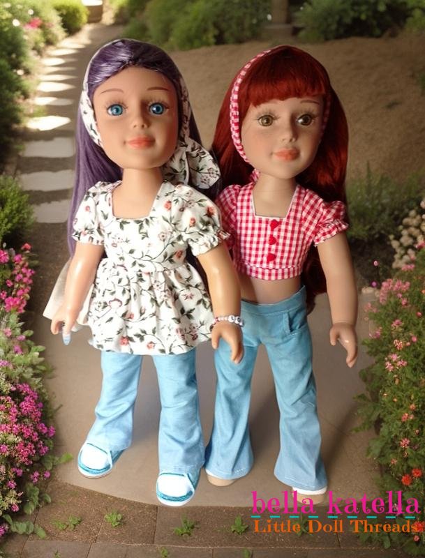 Baby Doll Boogie Sewing Pattern Set for I'm a Girly Dolls - Image 2