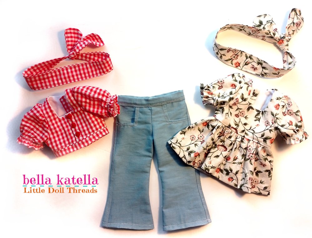 Baby Doll Boogie Sewing Pattern Set for Happy Kidz Dolls - Image 2