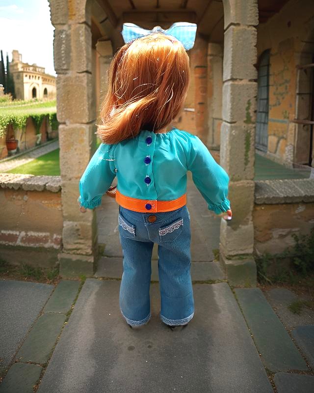 AG-OG Bella Bottoms & Folklore Peasant Blouse Sewing Pattern - Image 2