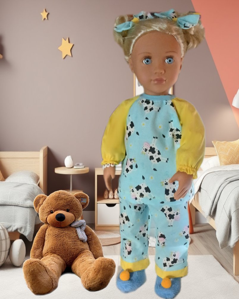 Free PJ & Sleeping Bag Patterns AG -OG - Image 2