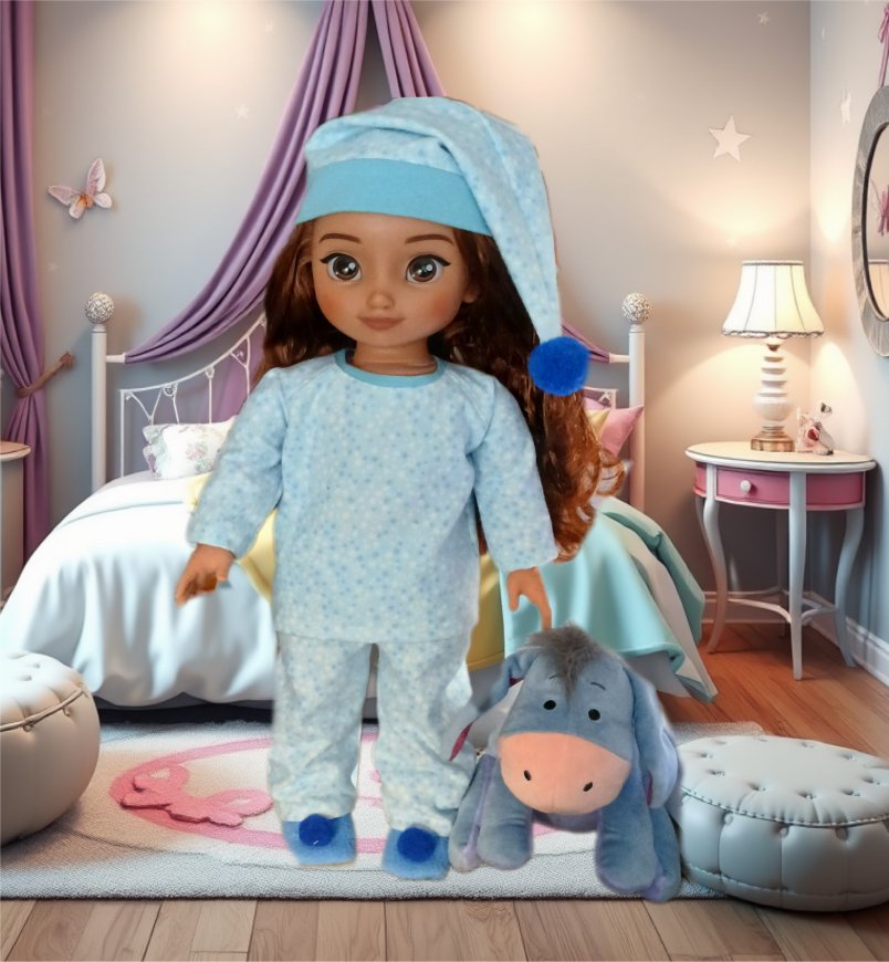 Free PJ & Sleeping Bag Patterns AG -OG - Image 3