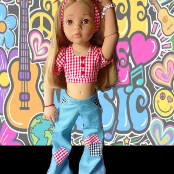 Baby Doll Boogie Sewing Pattern Set for Happy Kidz Dolls