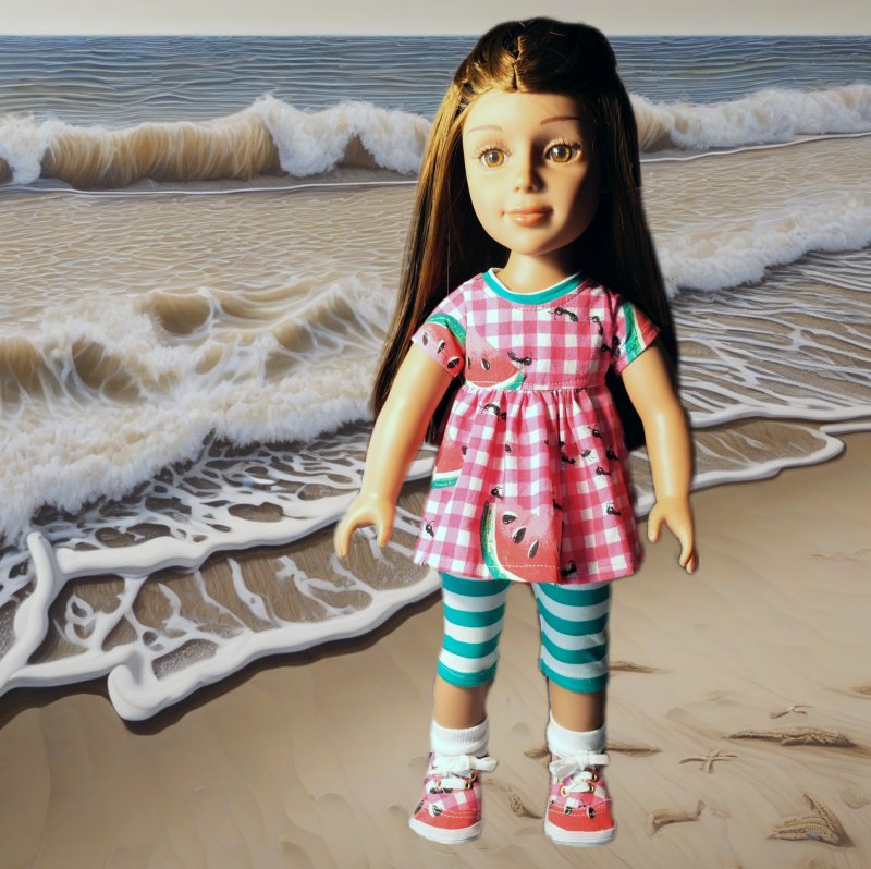 ChiChi Dress PDF Sewing Pattern for Dolls - Image 2