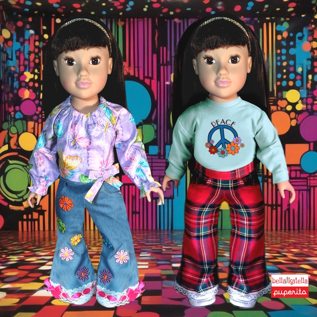 Journey Girls Bella Bottoms And The Folklore Peasant Blouse Sewing Pattern - Image 3