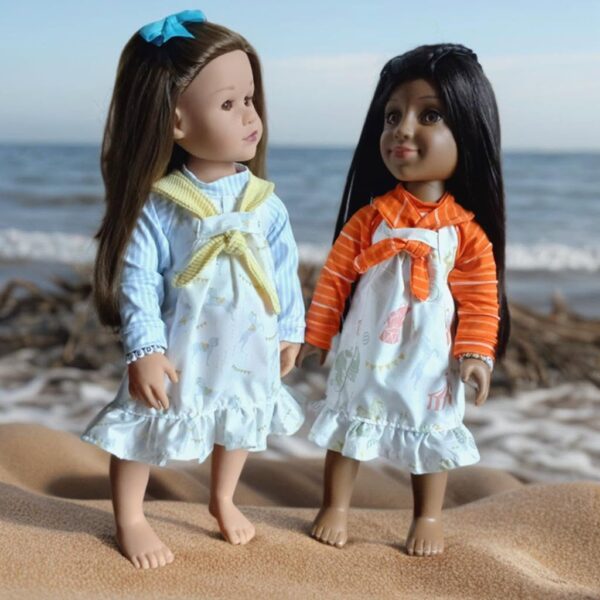 The Sherrie Dress for Happy Kids, I'm a Girlie and and Zwergnase Junior Dolls