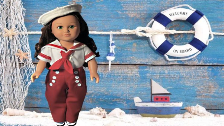 Seaside Style: Sail Away with the Perfect Doll Sailor Outfit!